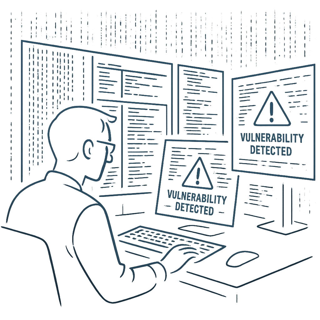 Cybersecurity illustration